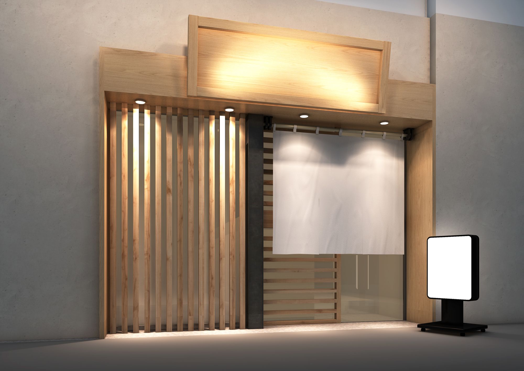 店舗エントランスの事例